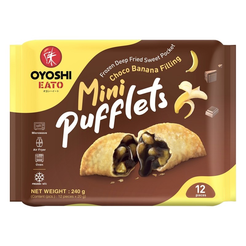 Oyoshi Eato Mini Pufflets with Banana and Chocolate